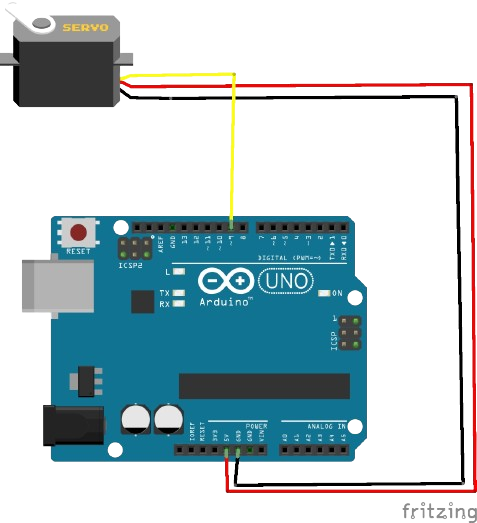 arduino and servo how to connect